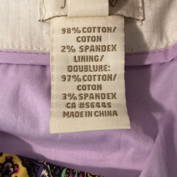 J.CREW purple multicolor paisley No.2 pencil skirt 2 - Picture 8 of 8